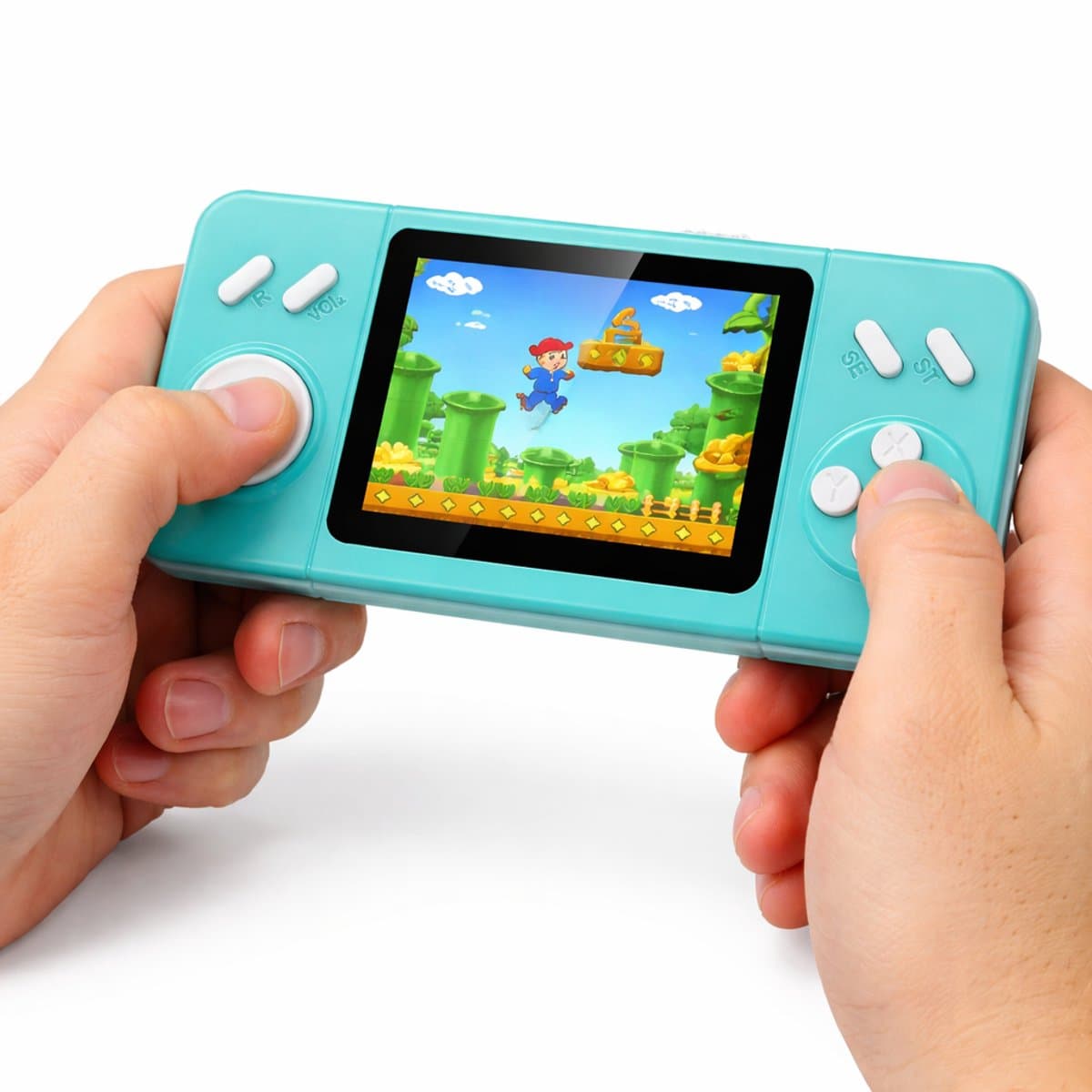 Retro Game Console – Handheld Spelcomputer voor kinderen – Gameboy – Reisspeelgoed – LCD-kleurenscherm – 266 Games — afbeelding 1