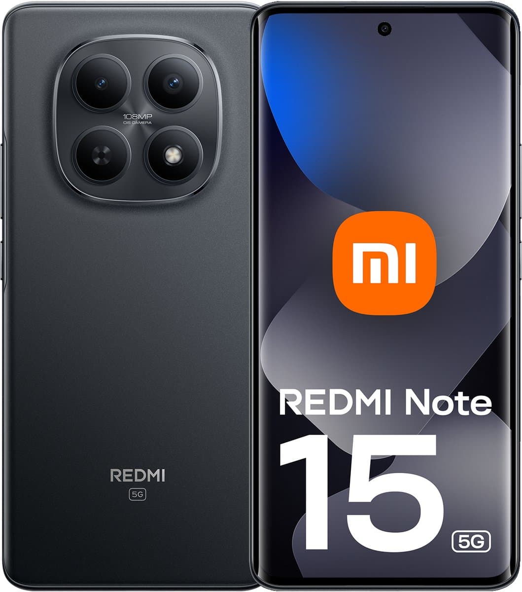 Xiaomi REDMI Note 15 5G - 6 GB RAM - 128 GB - Zwart — afbeelding 1