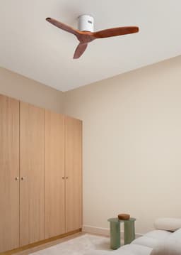 CREATE - Plafondventilator 40W silent 100% hout - S - Geen licht - Afstandsbediening - WIND CALM NATURAL WOOD — thumbnail 4