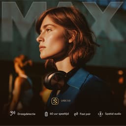 Noise Master Buds Max - Sound by Bose - Draadloze Koptelefoon met Noise Cancelling - Bluetooth Over-Ear - 60 Uur Batterij — thumbnail 3