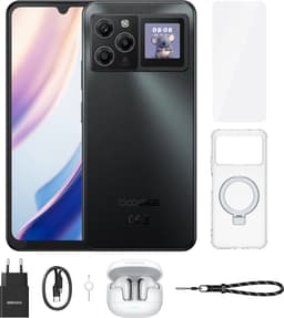 Robuuste smartphone - DOOGEE M30 Pro VIP - Telefoon 2026 - 6,88" 120Hz - 64GB RAM - 256GB ROM - 8000 mAh - Android 16 - IP68 waterdicht - 135dB spreker - GPS,NFC,OTG,FM - Zwart — thumbnail 1