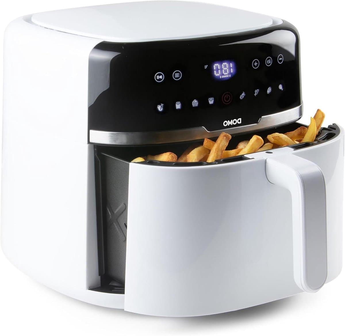 Airfryer - Hete Lucht Friteuse - Gezond Frituren - 8 Liter Capaciteit - 1800 Watt - Wit — afbeelding 1