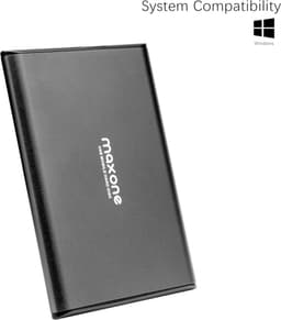 Externe Harde Schijf - Draagbare Opslag - Bestanden Opslaan - Ultradun Aluminium - 1 TB - Grijs — thumbnail 3