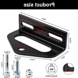 Trekkoppeling voor Grasmaaiers, Geschikt voor Tuintractoren, Met Balhoofd en Bevestigingsmateriaal, Ideaal voor Tuinaccessoires en Aanhangers — thumbnail 5