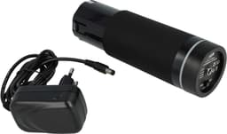 Oplaadset Massagepistool - Batterij Lader - Herstel Spieren - Compleet Set - 2400mAh - Zwart — thumbnail 1