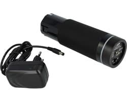 Oplaadset Massagepistool - Batterij Lader - Herstel Spieren - Compleet Set - 2400mAh - Zwart