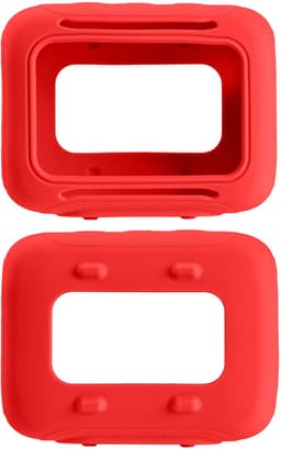 Beschermhoes geschikt voor JBL Go 5 Bluetooth Speaker - Meerdere Kleuren - Schokbestendig - Krasbestendig - Siliconen - Hoesje - Case - Bescherming - Rood — thumbnail 5