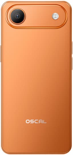OSCAL FLAT 3C Smartphone - 4G Dual SIM - 16GB RAM - 64GB ROM - 6,56 inch - Android 16 Telefoon - 5000mAh 336Uren - 32MP - GPS - Oranje — thumbnail 3