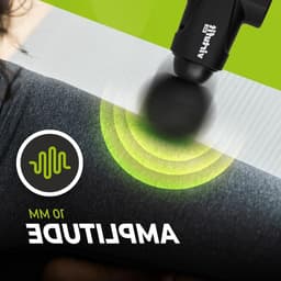 Massagepistool - Spierontspanner Draadloos - Spiermassage Verlichten - 30 Snelheden - 6 mm Amplitude - Zwart — thumbnail 1
