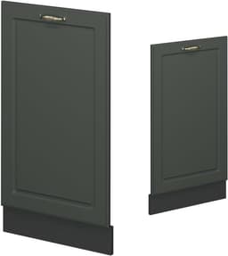 Keuken Vaatwasser Frontpaneel Landhuis Stijl Groen-Goud 45 cm Inbouw — thumbnail 3