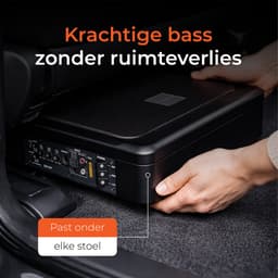 Slimbass Auto Subwoofer Met Ingebouwde Versterker - Afstandsbediening - Speakers - Underseat - Actief - Woofer - Actieve - Zwart - Skoov — thumbnail 3
