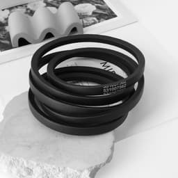Grasmaaier Dekriem - Aandrijfriem Gazontractor - Onderhoud Gazon - Duurzaam Rubber Materiaal - 88 Inch Lengte - Zwart — thumbnail 4