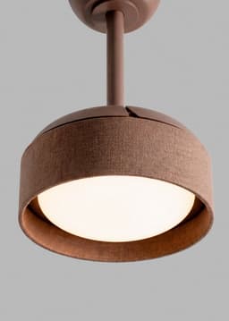 CREATE - Plafondventilator 40W Ø55cm stil met intrekbare bladen en LED-licht - S - Met licht - Afstandsbediening - WIND CLEAR LAMP — thumbnail 2