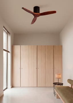 CREATE - Plafondventilator 40W silent 100% hout - S - Geen licht - Afstandsbediening - WIND CALM NATURAL WOOD — thumbnail 4