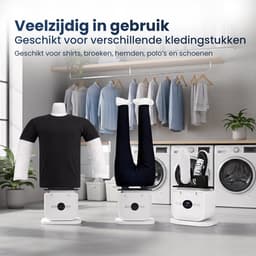 Zwoli Strijkpop - Strijkpop voor Hemden en Broeken - Strijkmachine - Strijkdroger - Strijksysteem - Excl. Droogzak — thumbnail 3