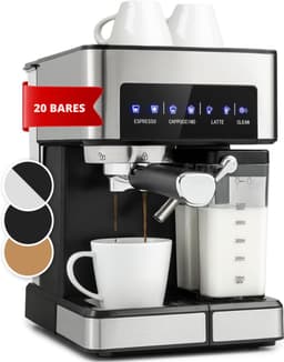 FlexVer® Volautomatische Koffiemachine - Koffieapparaat automatisch - Fully Automatic Coffee Machine - 1.8 Liter Tank - Zilver — thumbnail 1