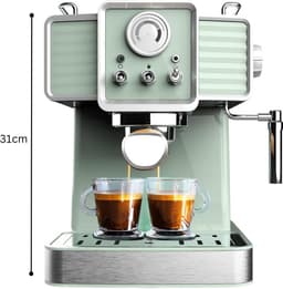 White-Label® Espressomachine - Koffiezetapparaat - Koffiemachines - Groen — thumbnail 3