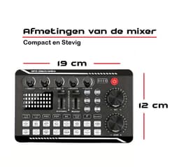 APO Electronics® - Podcast Starterspack - Gaming / Streaming / Podcasting - Condensator XLR Microfoon - Met Boom Arm - Streaming Deck - DJ Mixer — thumbnail 3