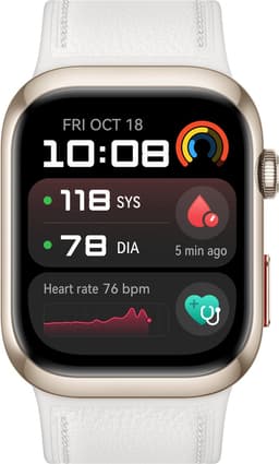 Huawei Watch D2 Wit - Smartwatch - Smartwatch met gecertificeerde bloeddrukmeter | ECG | Compatibel met iOS en Android - Wit — thumbnail 1