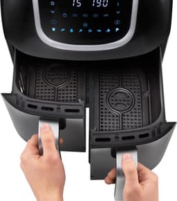 Dubbele Airfryer - Dubbele Mand - Dual Cook - Heteluchtfriteuse — thumbnail 3