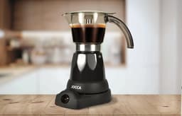 MyLucinda® Inductie Koffiezetapparaat - Italiaanse Espresso voor 4 Kopjes - Draagbaar - 360° Draaibare Basis - Warmtebestendig Handvat — thumbnail 5