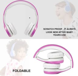 Koptelefoon kinderen met draad en microfoon Groen- Geschikt voor jou kind met kabel max 85 db - Koptelefoons in meerdere kleuren verkrijgbaar - Hoofdtelefoon met verstelbare beugel — thumbnail 2