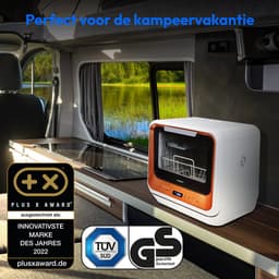 MEDION Mini vaatwasser DWT20 (tafelvaatwasser, 2 couverts, werkt met/zonder wateraansluiting, 6 programma’s, babyflessen, starttijdkeuze, vrijstaand), brons — thumbnail 3