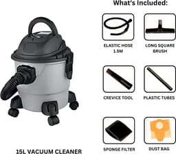 Bentheimer waterstofzuiger 15 liter 1500 W. — thumbnail 4
