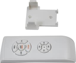 Lindby - Plafondventilatoren met verlichting - 1licht - IJzer, acryl, multiplex - H: 42 cm - E27 - oranje, rood, blauw, groen, grijs, geel, wit — thumbnail 3