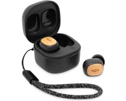 House of Marley Smile Jamaica Draadloze Oordopjes - Bluetooth Oortjes Draadloos - 14 uur Batterijduur - Microfoon - Gemaakt van Duurzame Materialen - Zwart