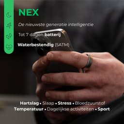 NOLATR Smart Ring NEX – Slimme Ring met Stappenteller, Slaaptracker & Hartslagmeter – Zonder Abonnement – Zwart – Maat 11 — thumbnail 4