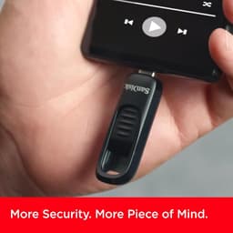 USB-C Geheugenstick - Externe Opslag - Snelle Dataoverdracht - Intrekbare Connector - 1 TB Capaciteit - Zwart — thumbnail 2