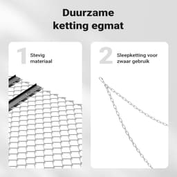 Weideeg Gazontractor - Sleepeg Grondbewerking - Bodem Egaliseren - Robuust Stalen Frame - 155 x 123 cm — thumbnail 5