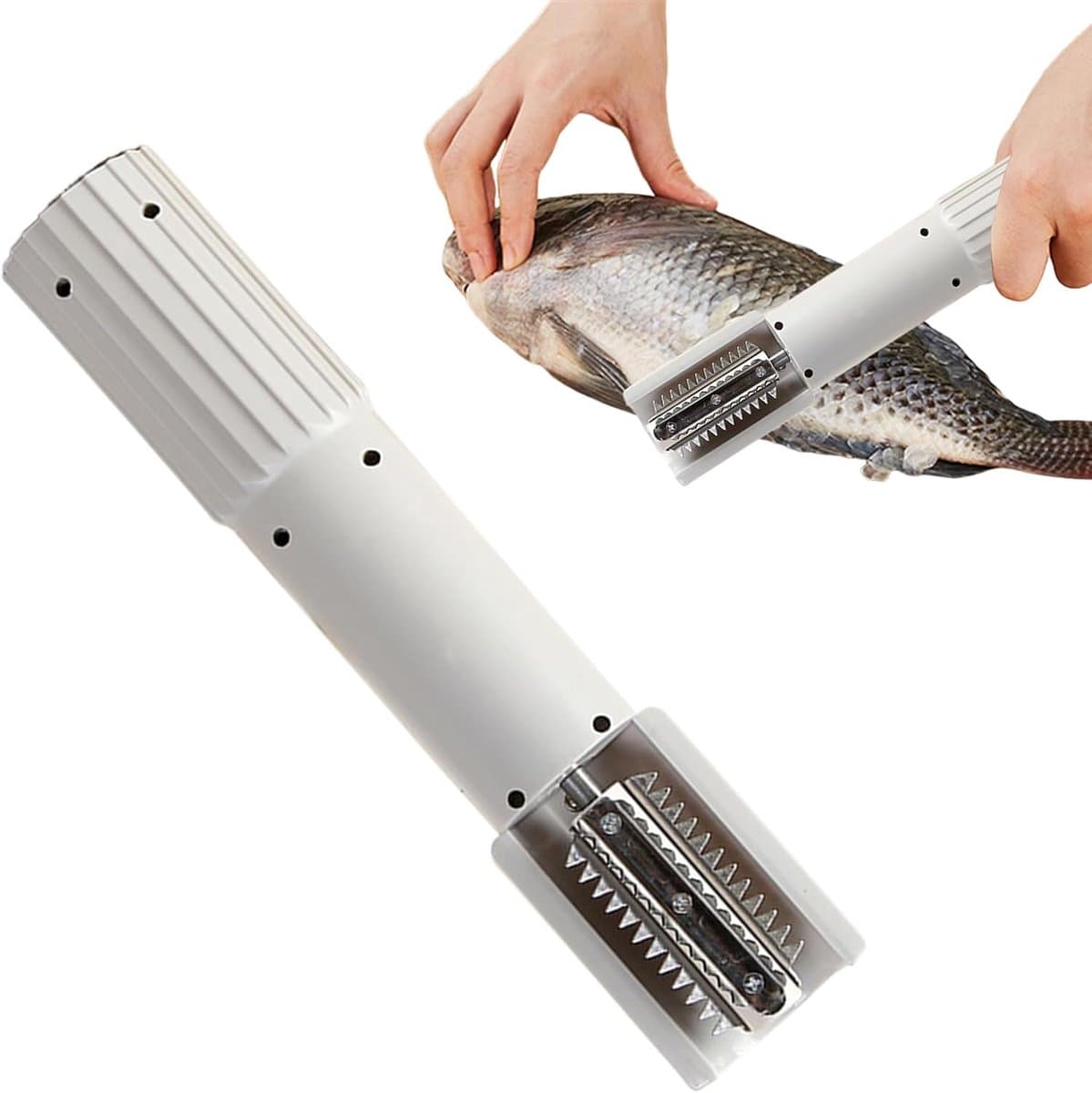 Elektrische Rasp - Automatische Keukenrasp - Groenten Raspen - Anti-Spatter Functie - 245x45 cm - Romig — afbeelding 1