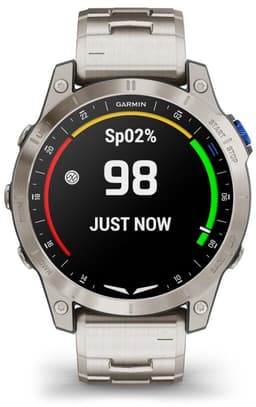 Garmin - 010-02582-51 - D2™ Mach 1 - Smartwatch met geventileerde titanium band en extra zwarte siliconen band — thumbnail 4