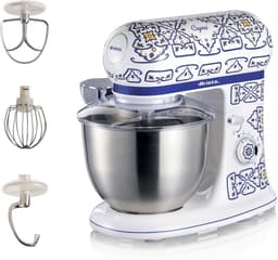 Ariete Capri 1588 - Italiaans design keukenmachine - 5.5 liter - 3 accessoires - 2400 Watt - 7 snelheden — thumbnail 1