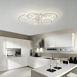 Strakke Plafondventilator met LED Verlichting en Afstandsbediening 86 cm — thumbnail 3