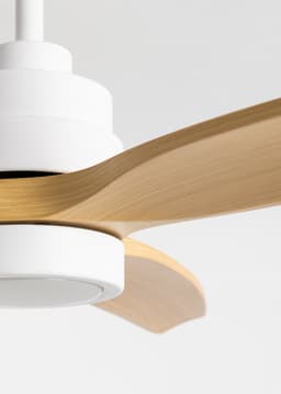 CREATE - Stille plafondventilator van 40 W met technische ABS-bladen, verkrijgbaar in verschillende maten - S - Met licht - Afstandsbediening - WIND STYLANCE — thumbnail 3