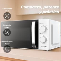 Eenvoudige Magnetron Zonder Grill 25 Liter 850W Met Ontdooifunctie — thumbnail 5