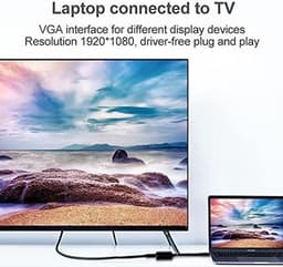 Externe USB naar VGA Adapter voor Meerdere Schermen - 1080P Full HD — thumbnail 4