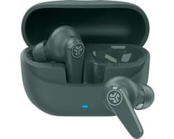 JLab Go Pods ANC Draadloze Oordopjes Met Noise Cancelling - Oortjes Draadloos Bluetooth - 26 uur Batterijduur - Hybrid ANC - Equalizer EQ4 App - Multipoint - Fast Charging Case - Groen