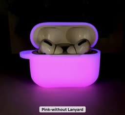 Coverup Hoesje - Geschikt voor AirPods Pro 3 Hoesje - Coverup Siliconen AirPods Case met Sleutelhanger - Pink — thumbnail 1