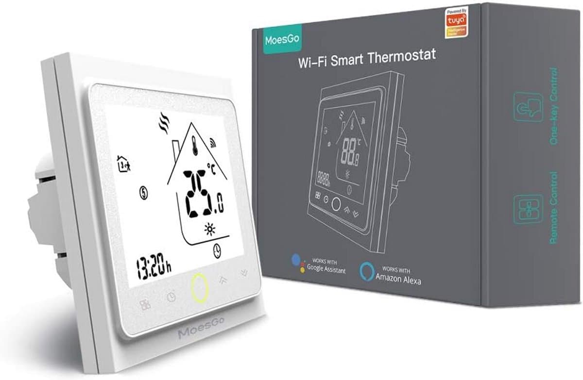 Slimme Programmeerbare Thermostaat met Wifi voor Warmwaterverwarming — afbeelding 1
