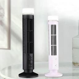 Stille USB Tafelventilator Zonder Bladen - Compacte Torenventilator met Verlichting voor Thuis en Kantoor — thumbnail 4