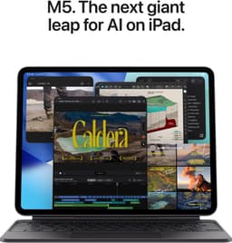Apple iPad Pro 5G Apple M LTE-TDD & LTE-FDD 1 TB 33 cm (13") 16 GB Wi-Fi 7 (802.11be) iPadOS 26 Zilver — thumbnail 4