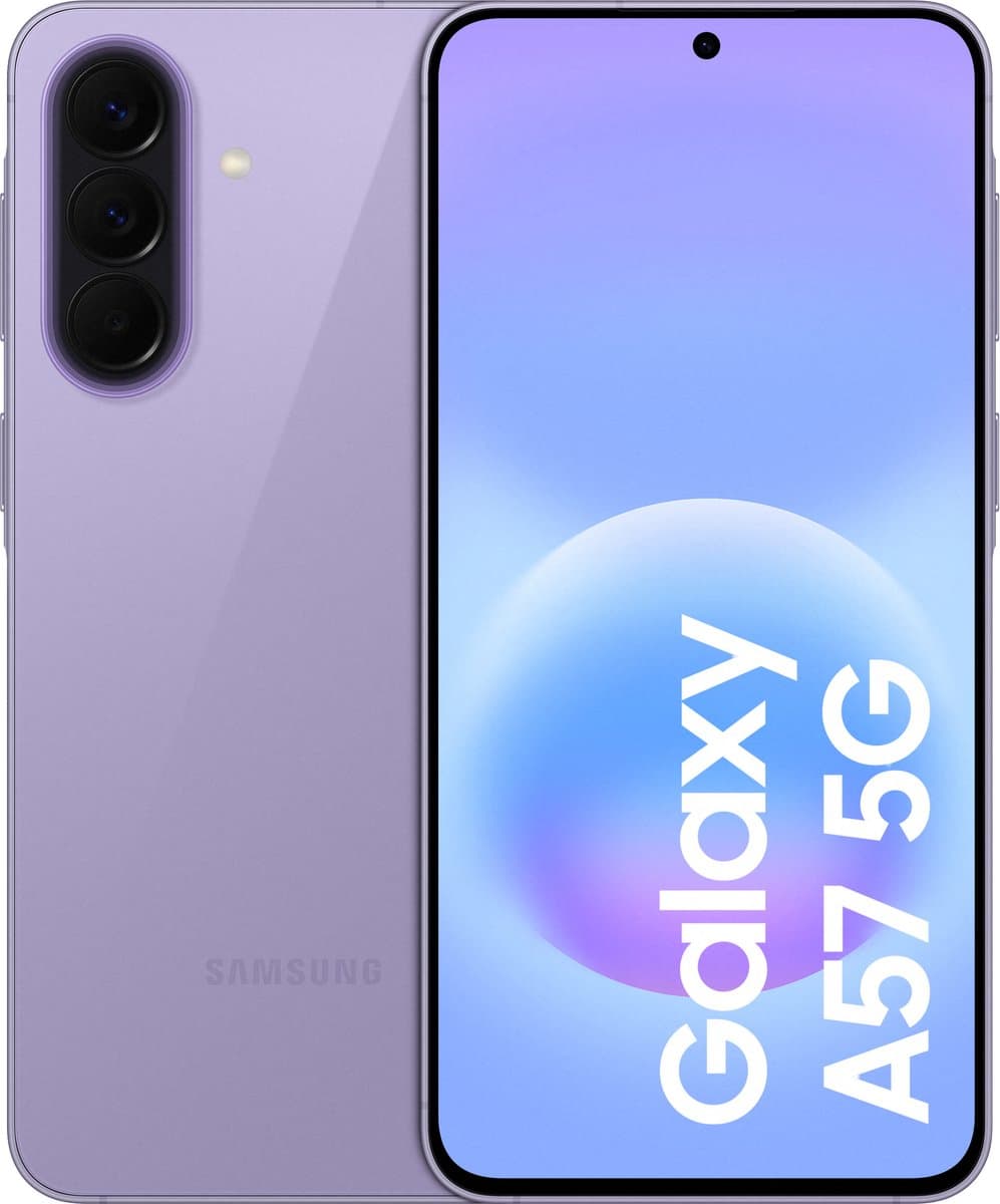 Samsung Galaxy A57 5G - 128GB - Awesome Lilac — afbeelding 1
