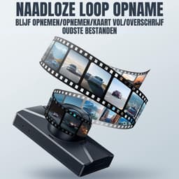 Nexvo® Dashcam voor Auto Voor en Achter - Dashcam - Zwart - 9cm x 4cm x 6cm - 345 g — thumbnail 5