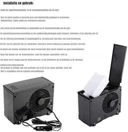 RONN® Mobiele Airco Zonder Afvoer - Luchtkoeler - Aircooler - Zwart - 20cm x 11cm x 15cm — thumbnail 2