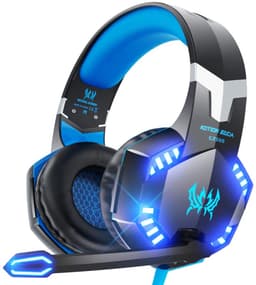 KOTION EACH G2000 Gaming Headset - Zwart/Blauw - Geschikt voor PS5, Xbox Series X, Windows & Switch — thumbnail 1