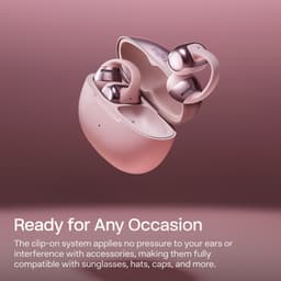 Shokz OpenDots ONE Open-ear Clip-on Oortjes – Dolby Audio – Draadloze Oordopjes – Roze — thumbnail 3